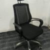 V Mesh Chair –কালো কালার