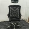 V Mesh Chair –কালো কালার